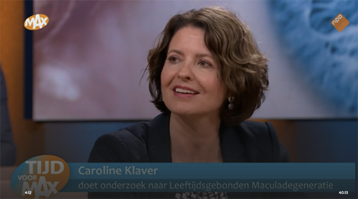 Prof. dr. Caroline Klaver bij ´tijd voor MAX´